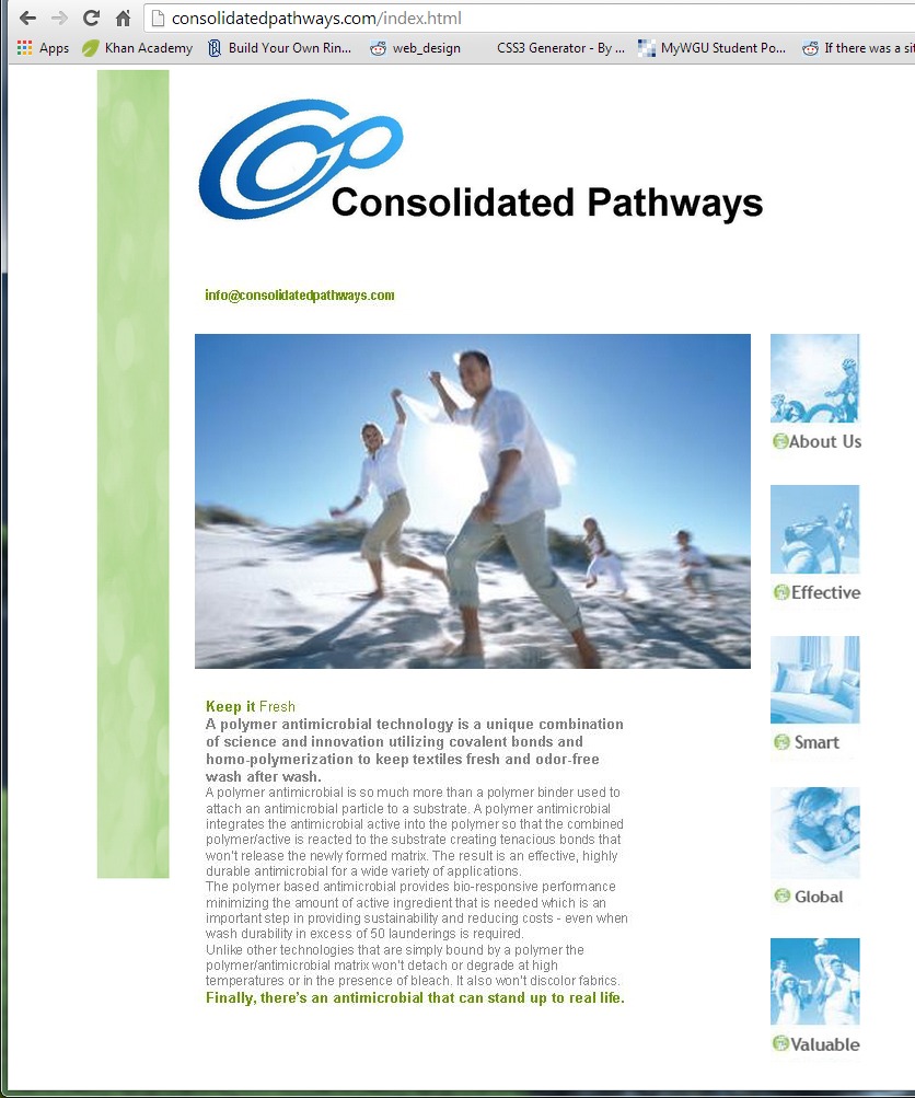 Consolidated Pathways project screenshot