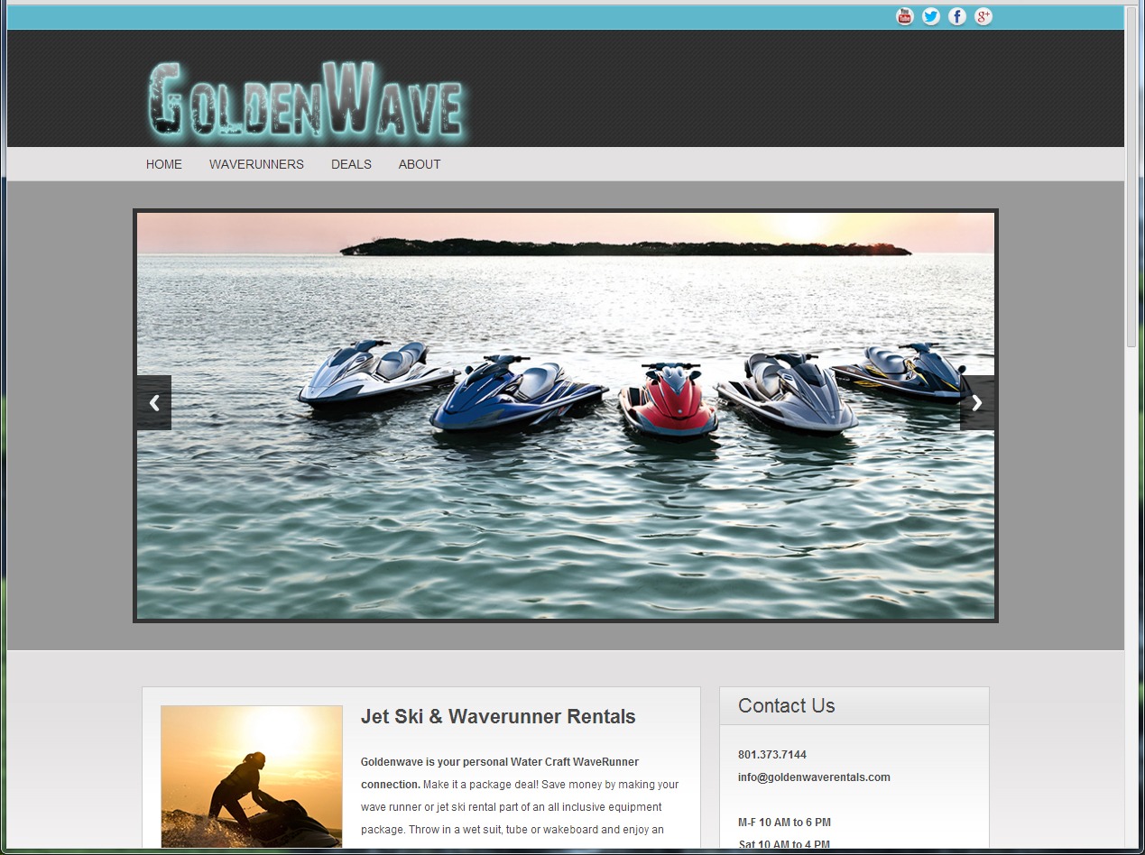 Golden Wave project screenshot